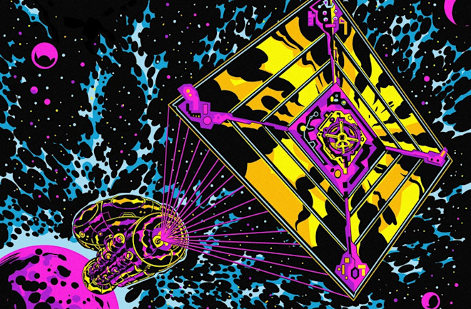 Future Space Cosmos Tech Art - Charles Glaubitz