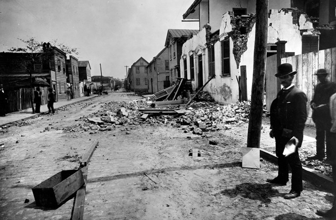 Damage from the August 31, 1886 earthquake near Charleston, South Carolina