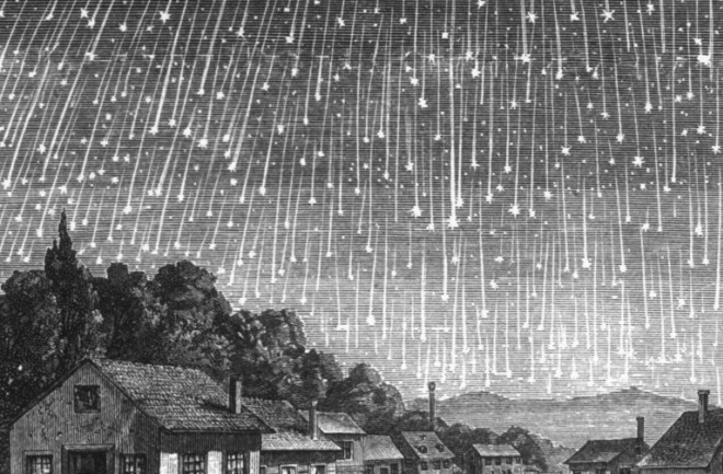 1833 leonid meteor shower