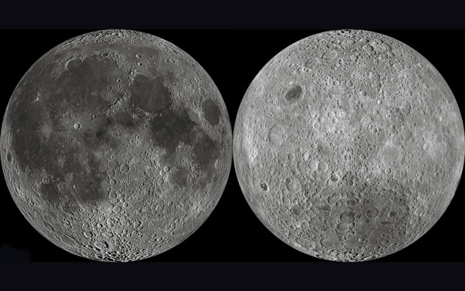 Moon, Front and Back - NASA