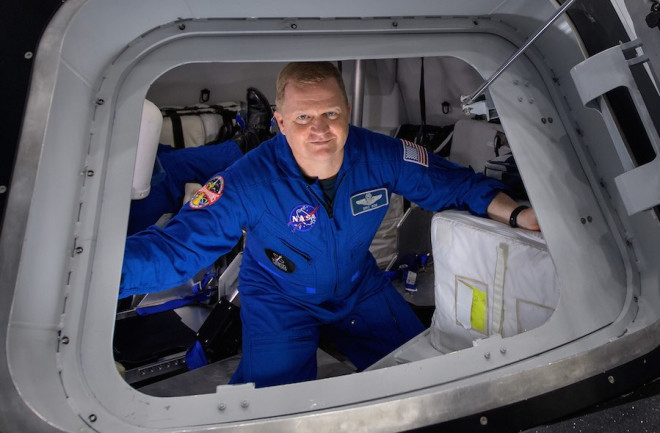 Eric Boe in Boeing capsule - NASA