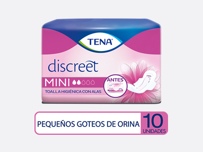 Toalla Higiénica TENA Discreet Mini