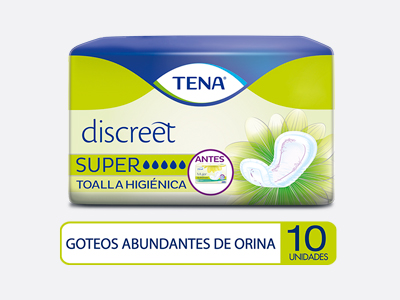 Toalla Higiénica TENA Discreet Súper