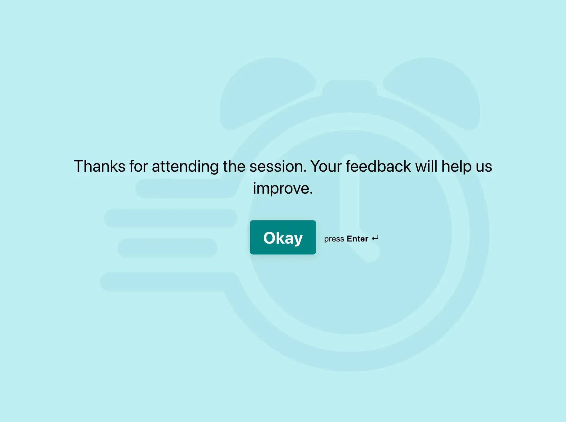 Session Feedback Form Template Hero