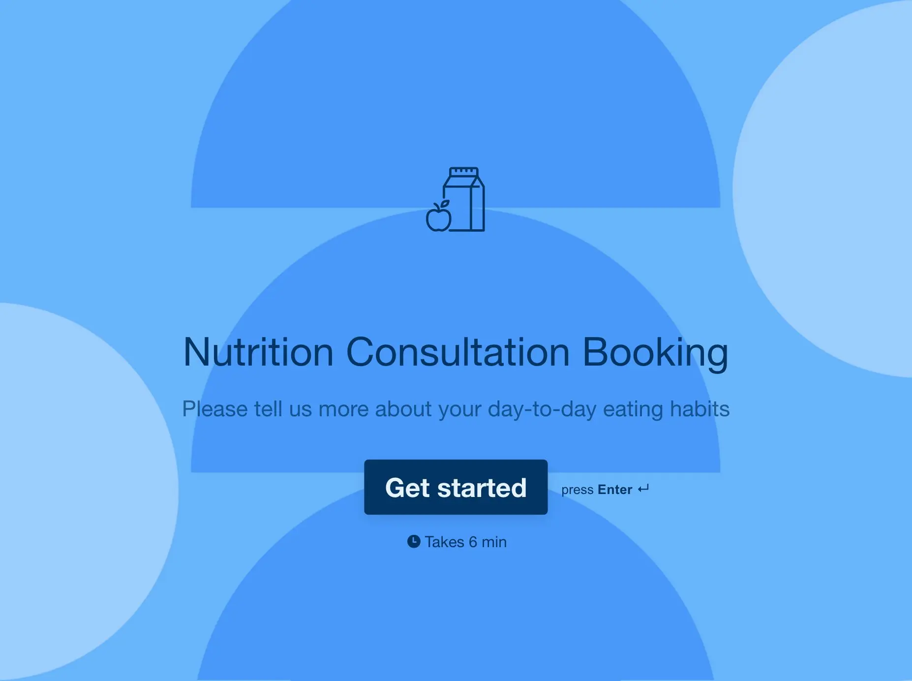 Nutrition Consultation Form Template Hero