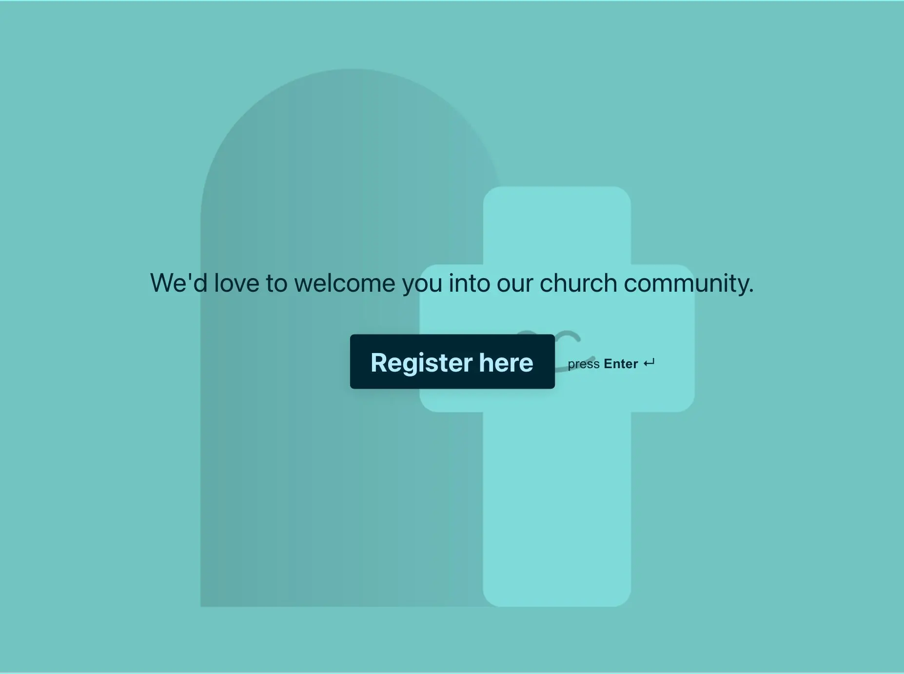 Church Registration Form Template Hero