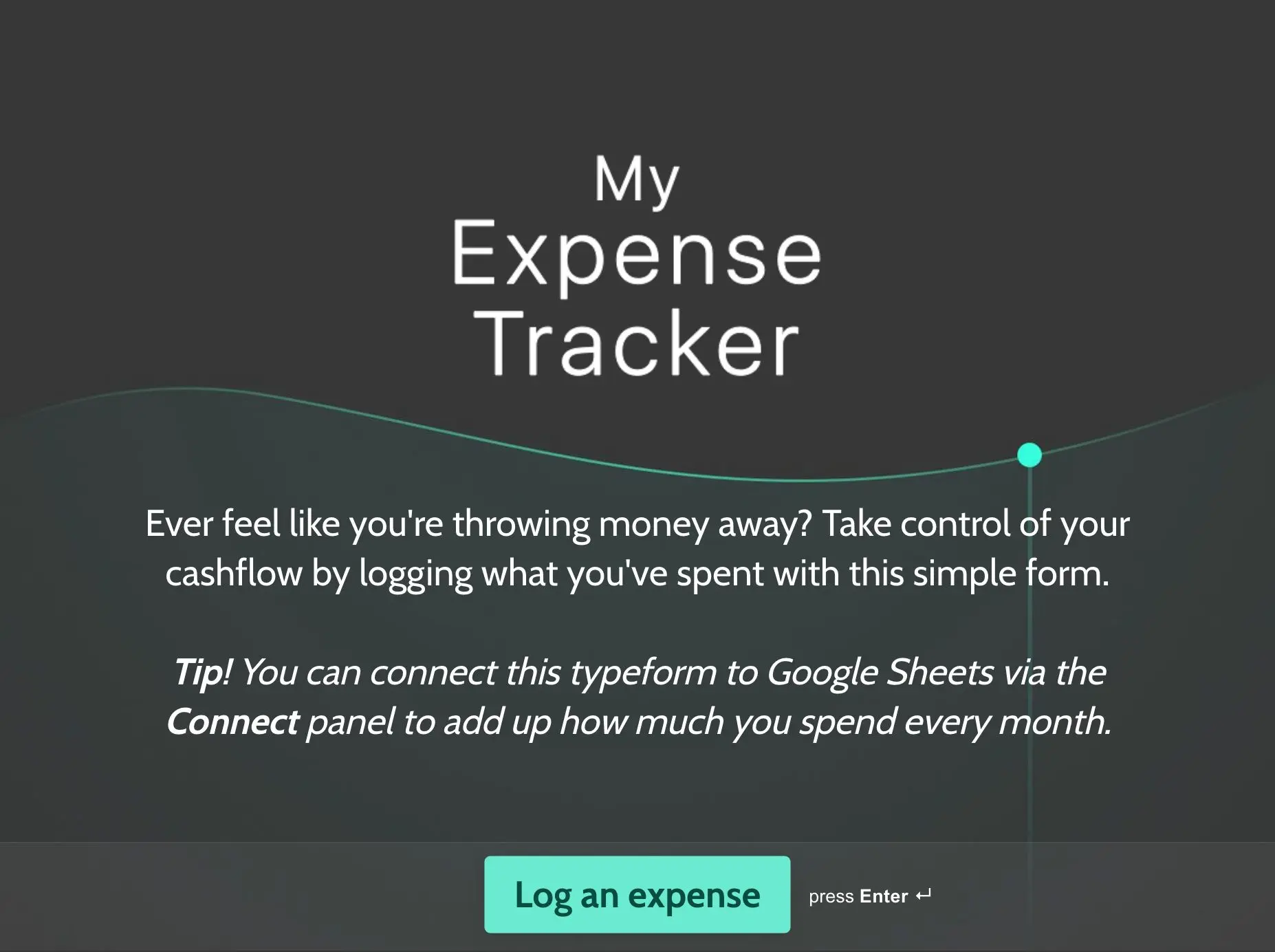 Personal Expense Tracker Template Hero