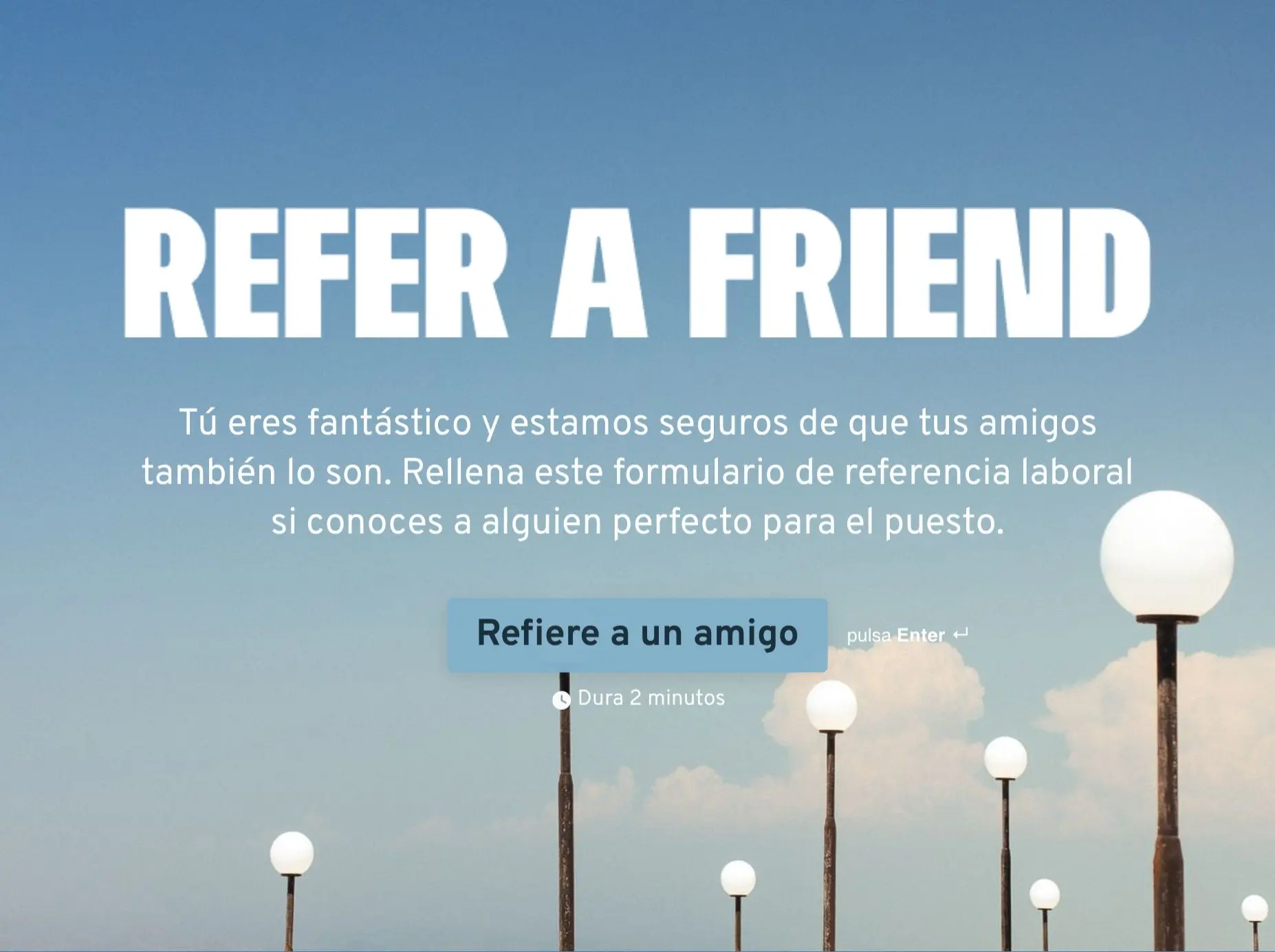 Formulario de referencia personal Hero