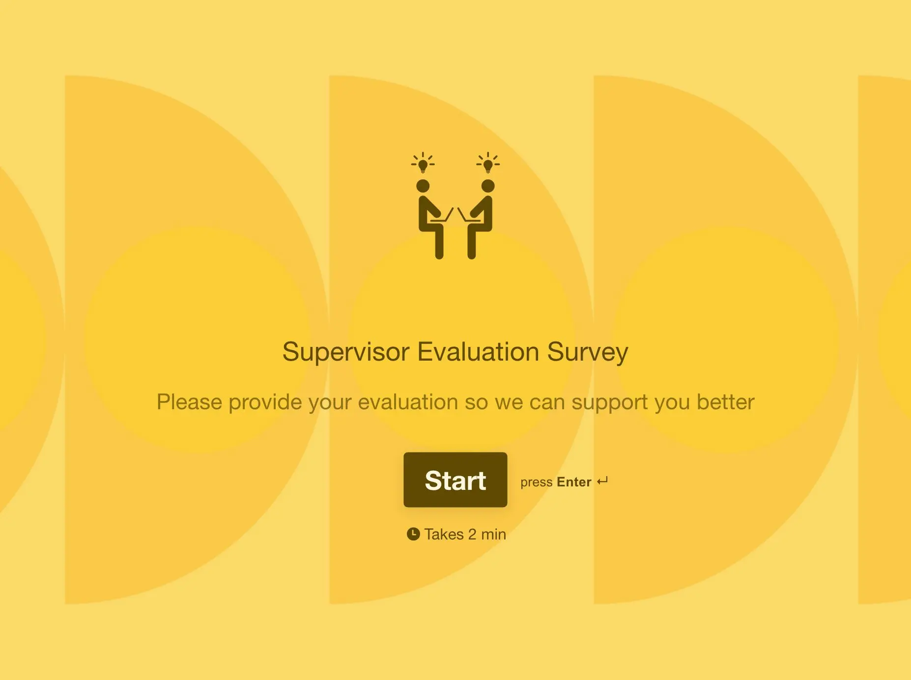 Supervisor Evaluation Survey Template Hero