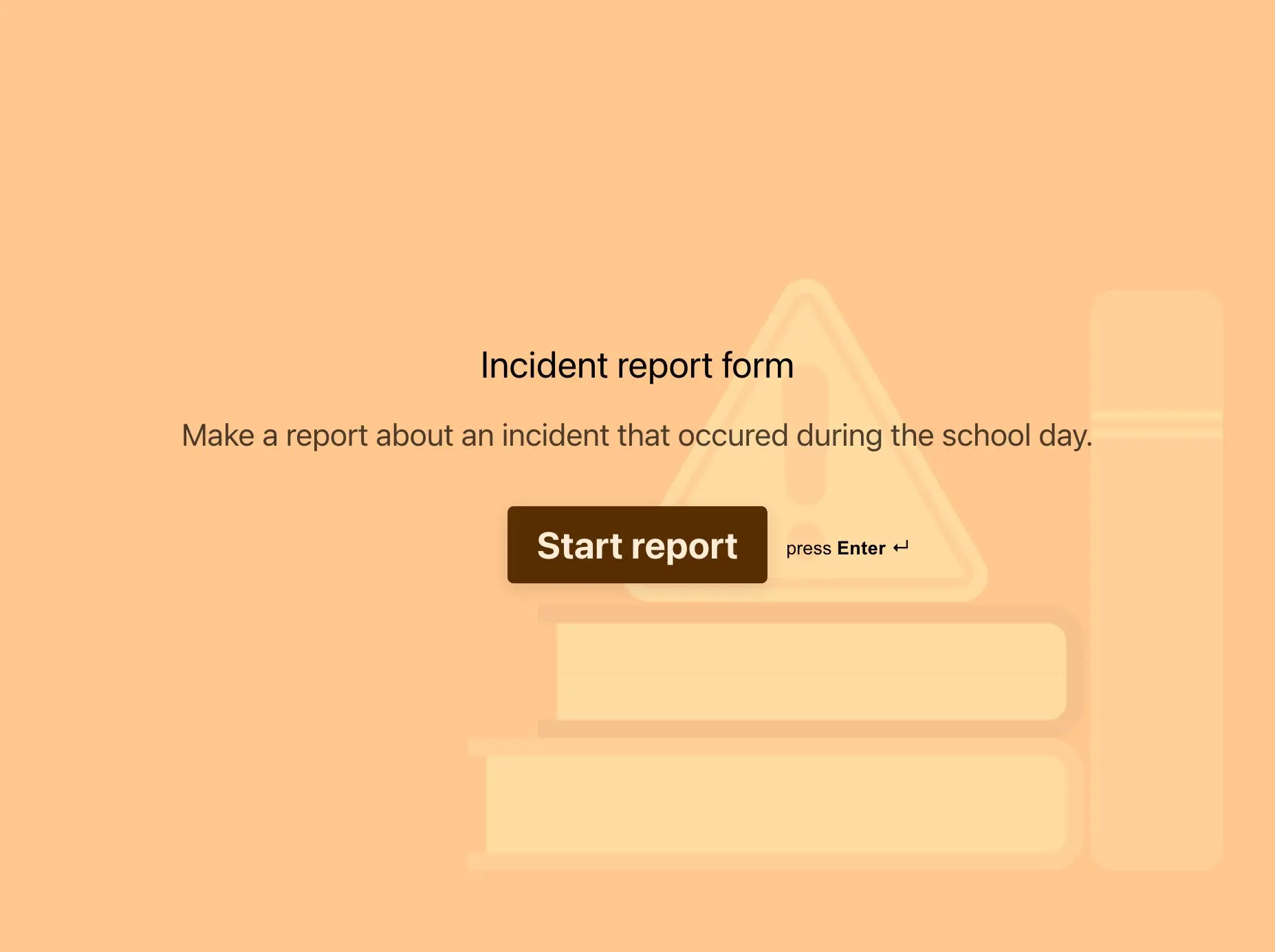 School Incident Report Form Template Hero