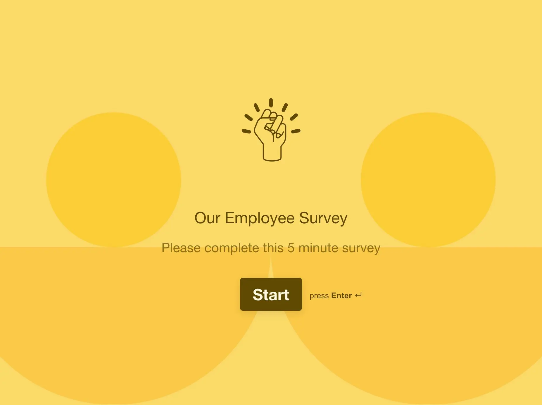 Employee Empowerment Survey Template Hero