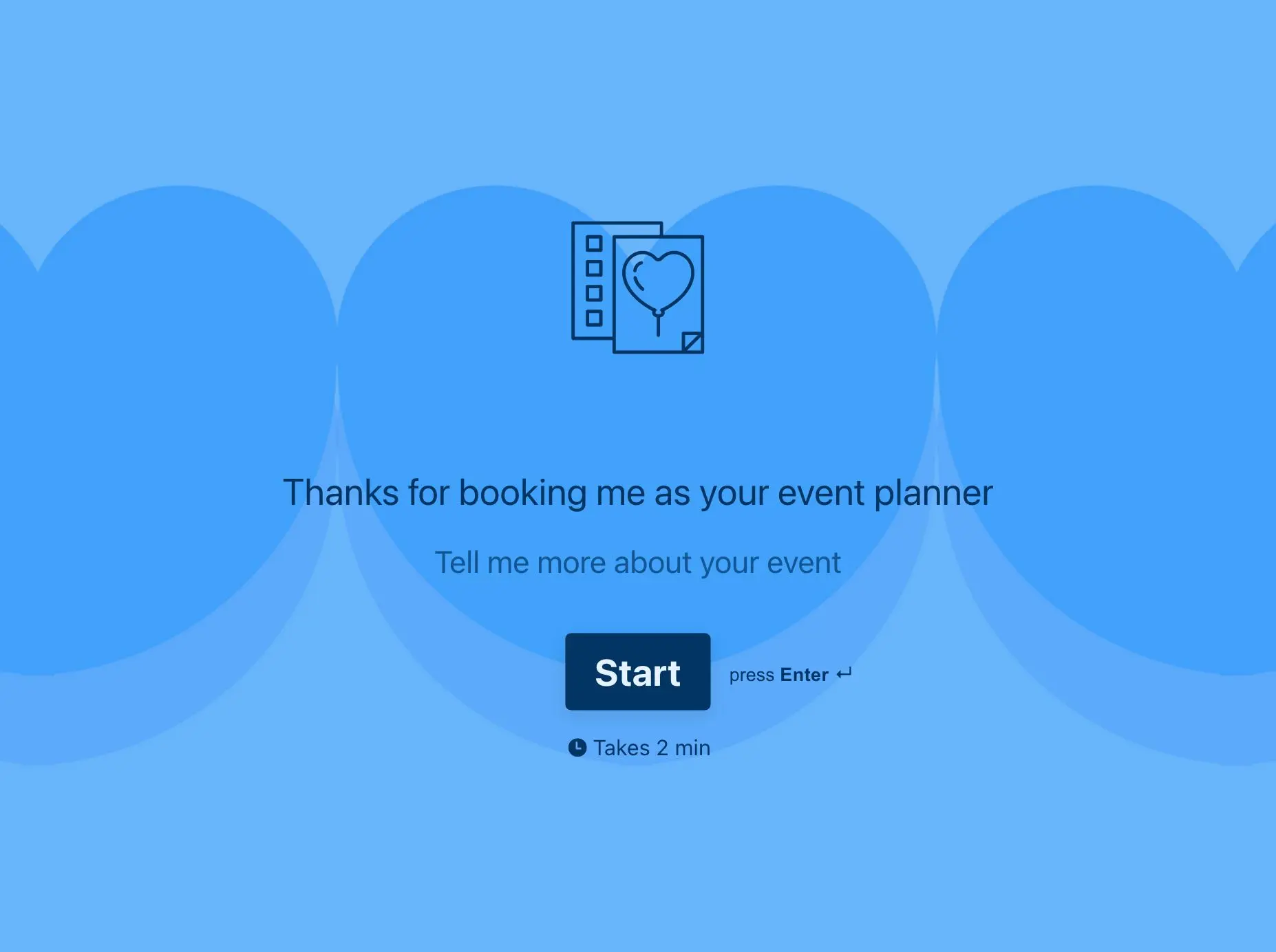 Event Planner Consultation Form Template Hero
