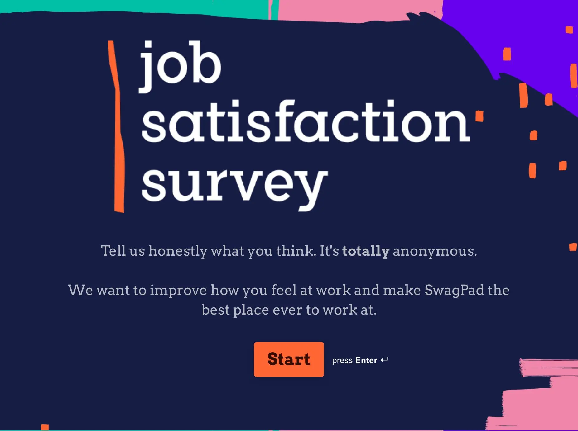 Job Satisfaction Survey Template Hero