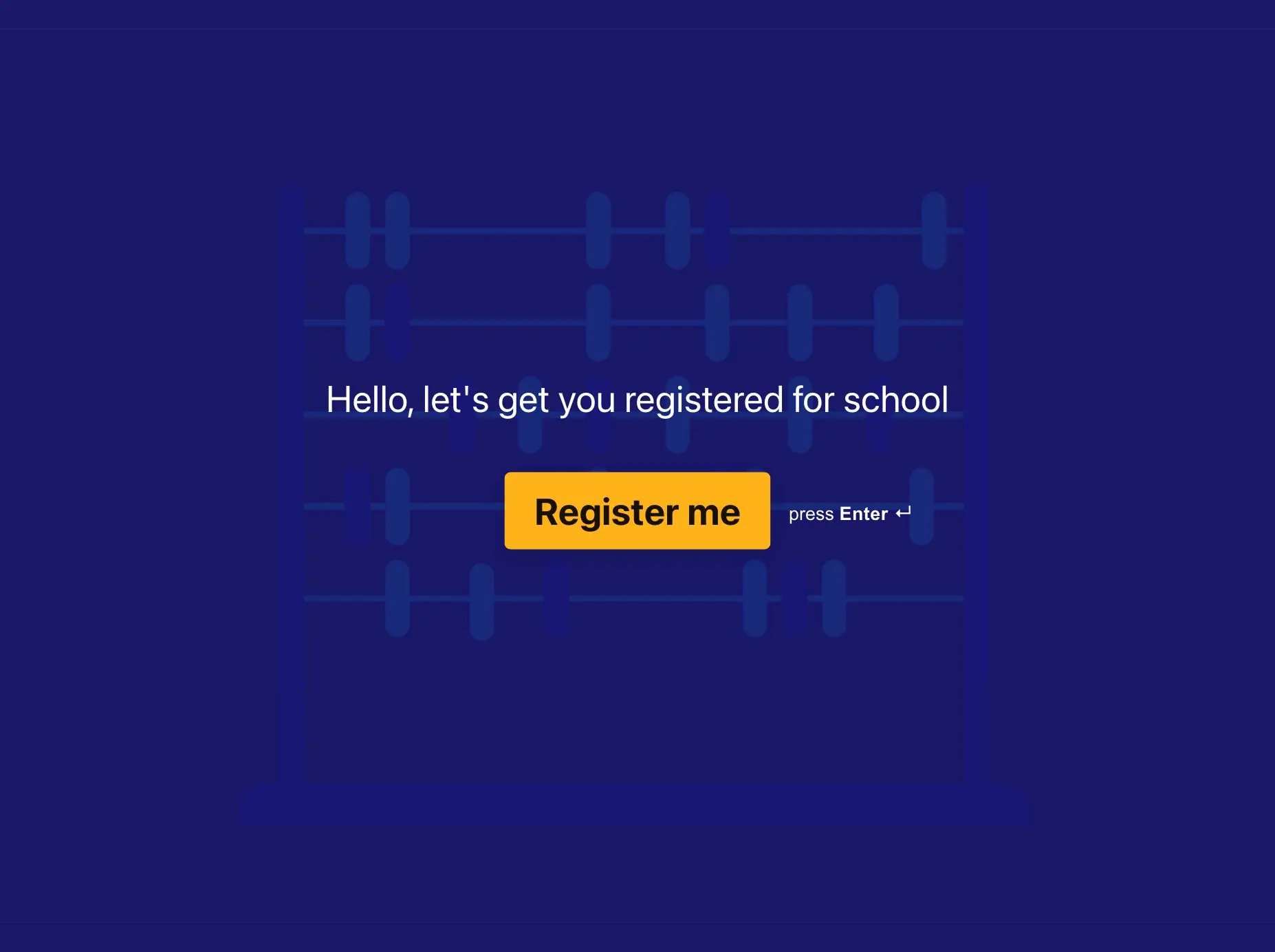 School Registration Form Template Hero