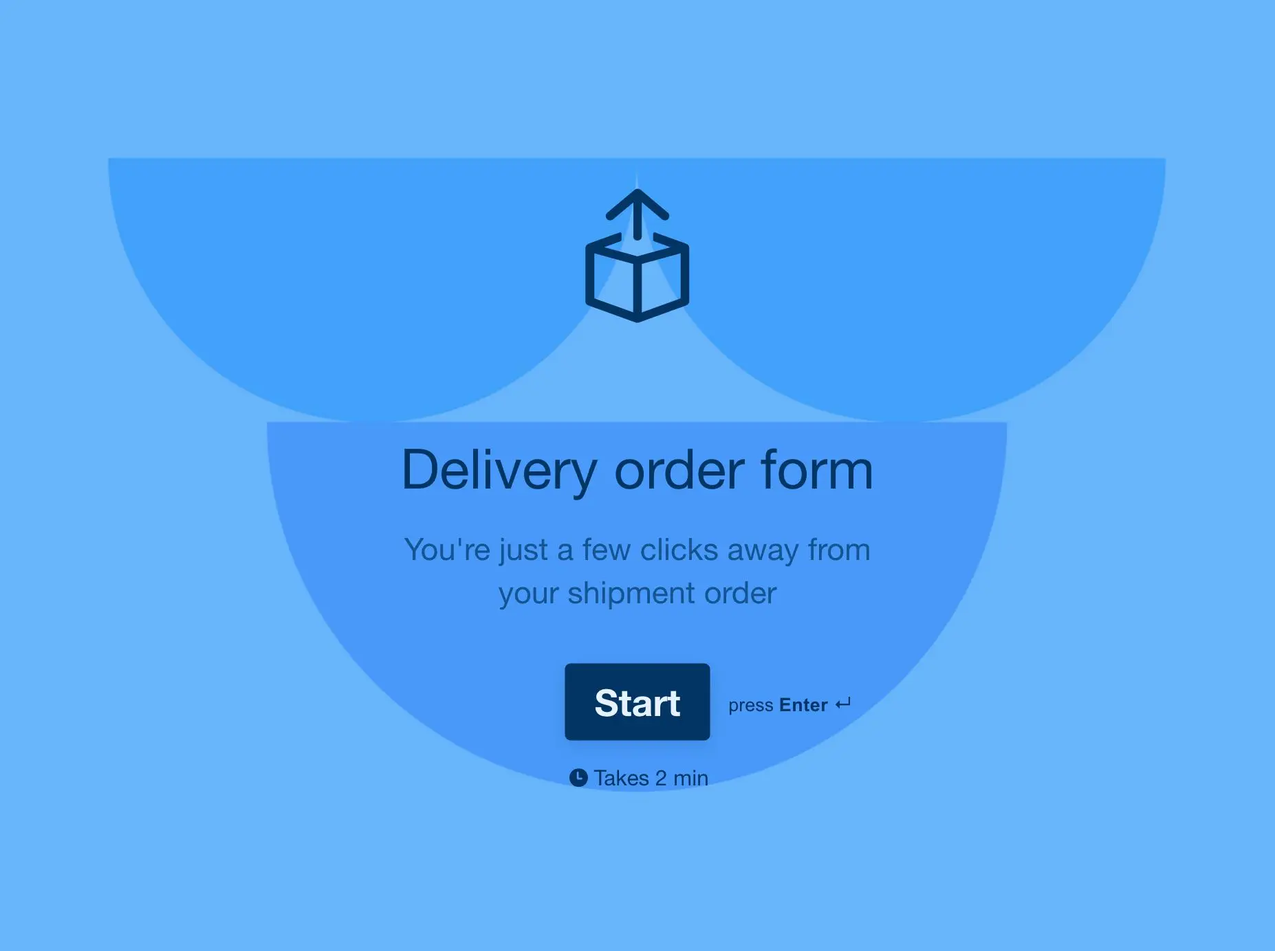 Delivery Order Form Template Hero