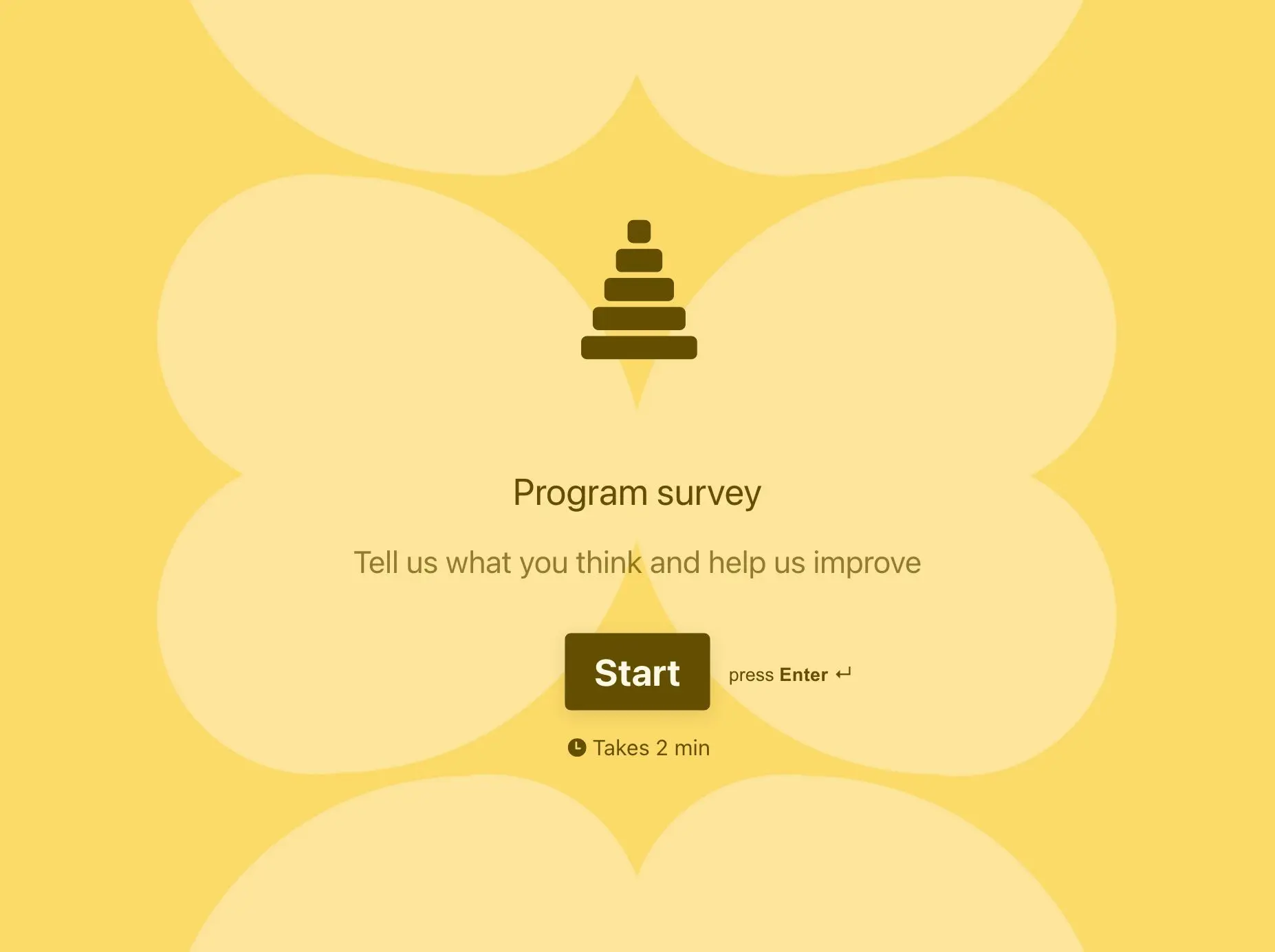 Program Satisfaction Survey Template Hero