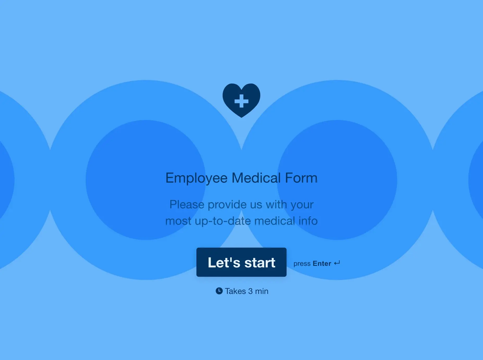 Employee Medical Form Template Hero