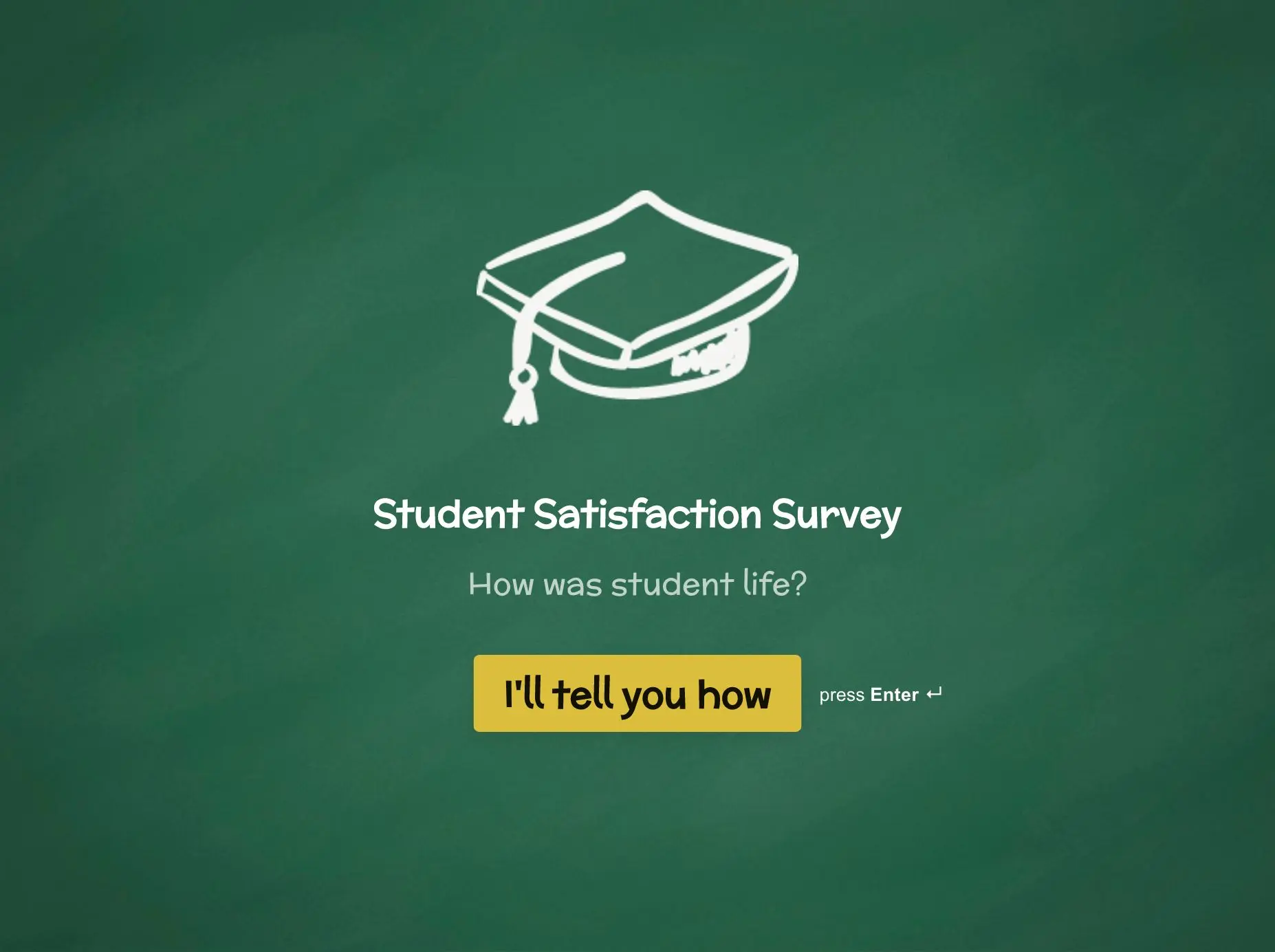 Student Satisfaction Survey Template Hero