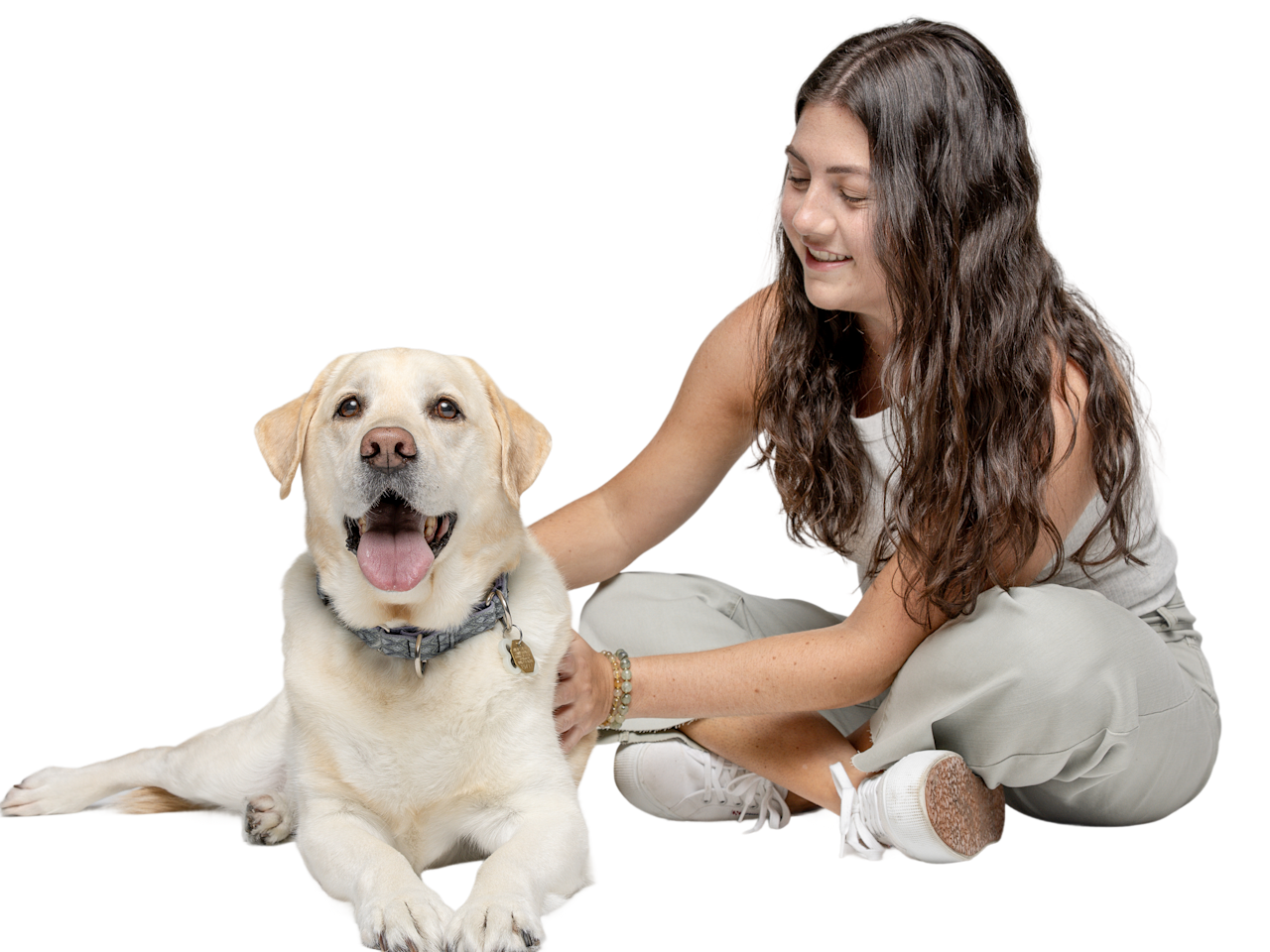 Embrace vs Lemonade- An owner with her dog