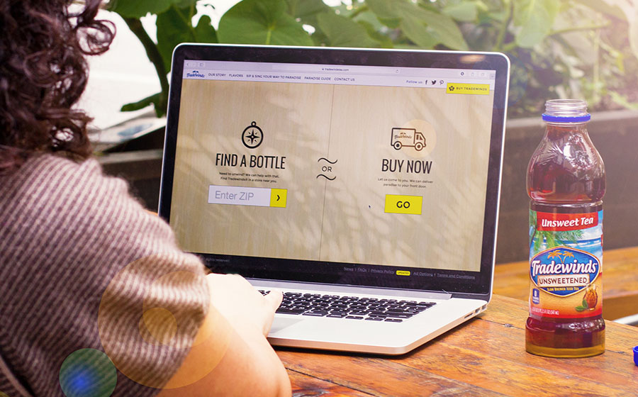 Springbox CPG Websites Tradewinds Tea Order