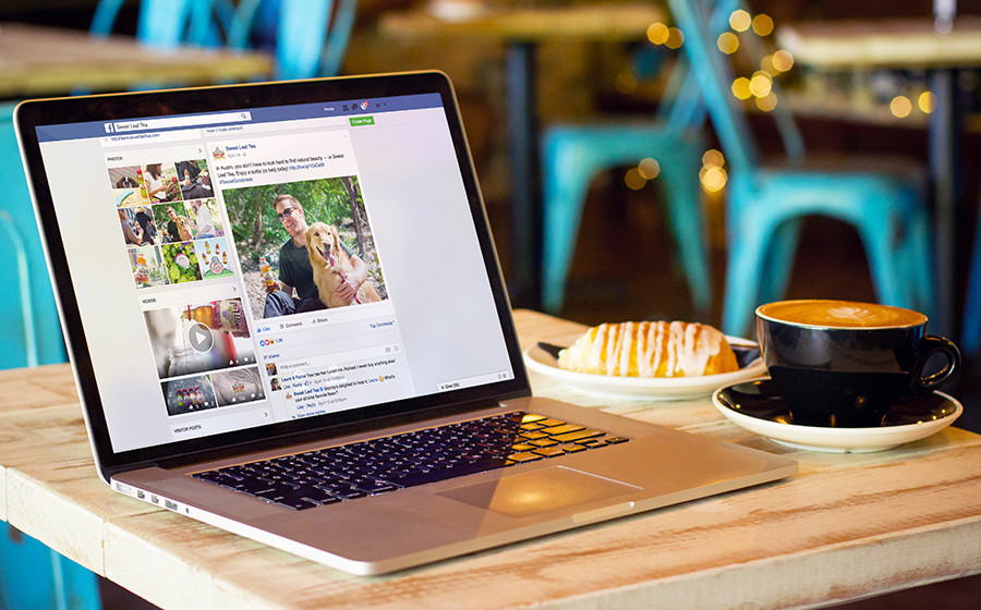 Springbox Community Management Sweet Leaf Tea Facebook Lap Top