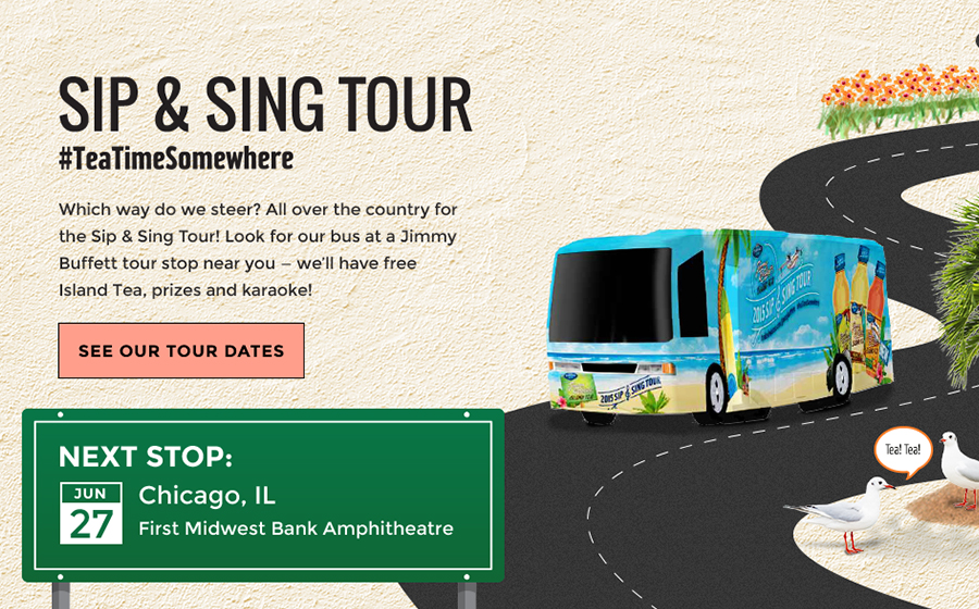 Springbox Social Content Creation Tradewinds Tea Sip Sing Tour