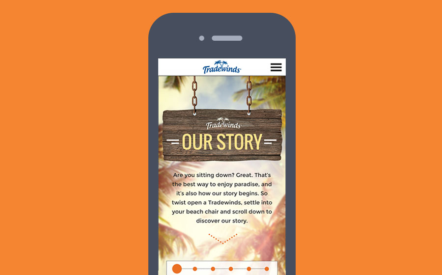 Springbox CPG Websites Tradewinds Tea Our Story
