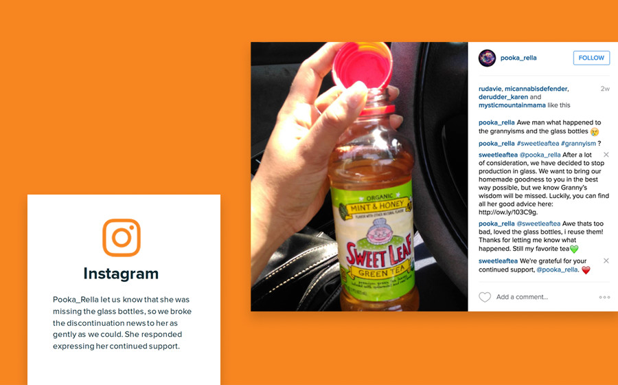 Springbox Community Management Sweet Leaf Tea Instagram Post