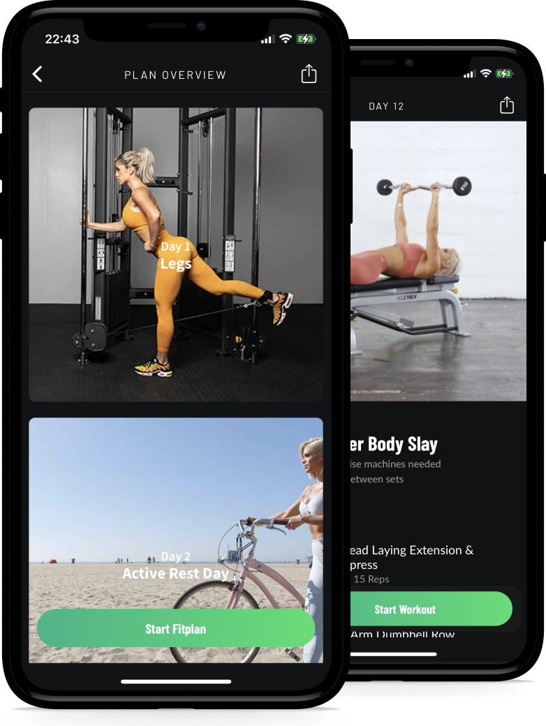 Full access to 100+ Fitplans