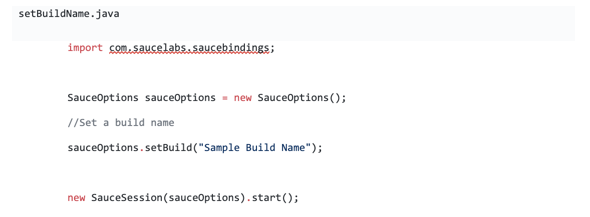 Test data code sample Test data code sample