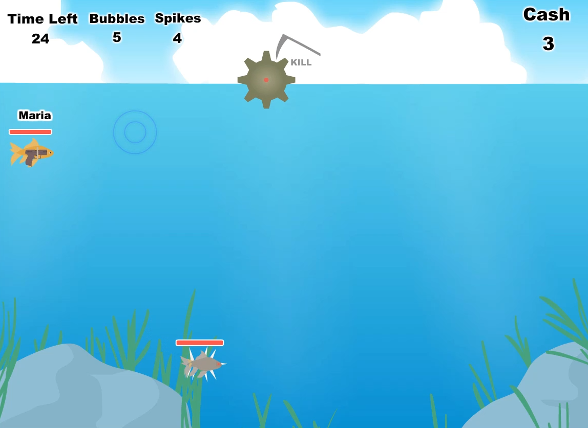 Battle Fish Screenshot 1 Flash Game Eggys Games