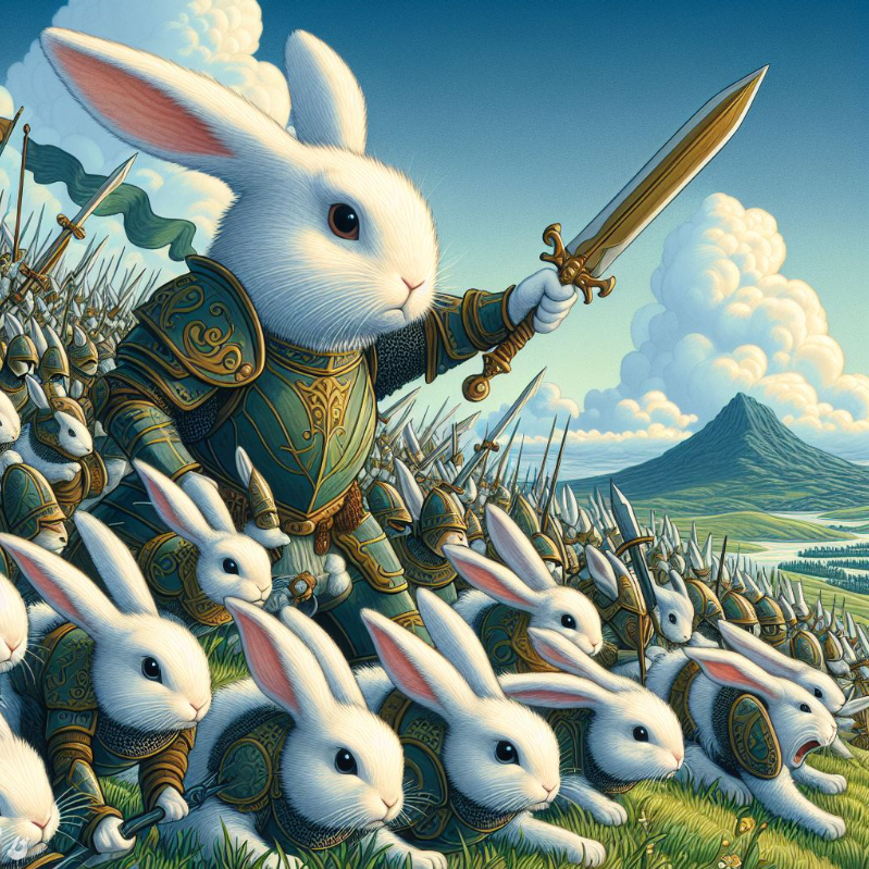 Bunny Army Charging The World
