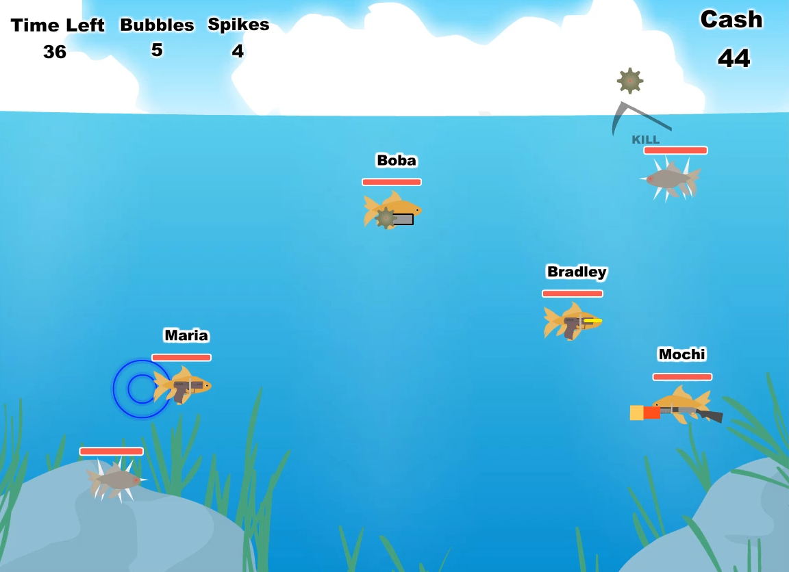 Battle Fish Flash Game Screenshot 3
