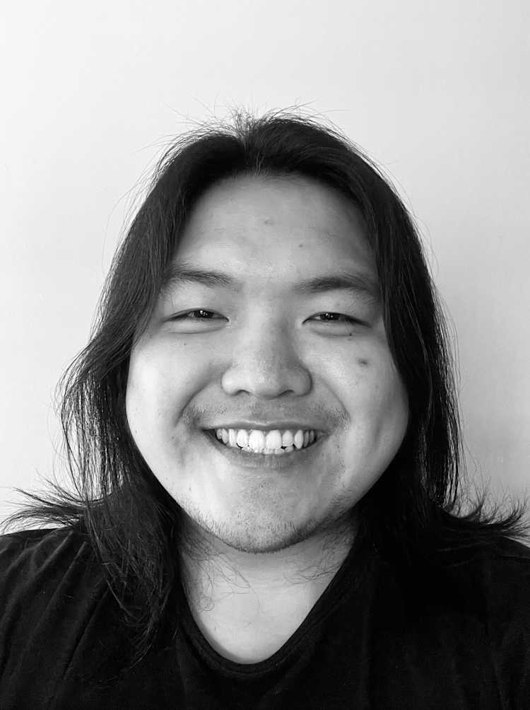 Selfie of Kaung smiling joyfully as he thinks about boba tea Selfie of Kaung smiling joyfully as he thinks about boba tea