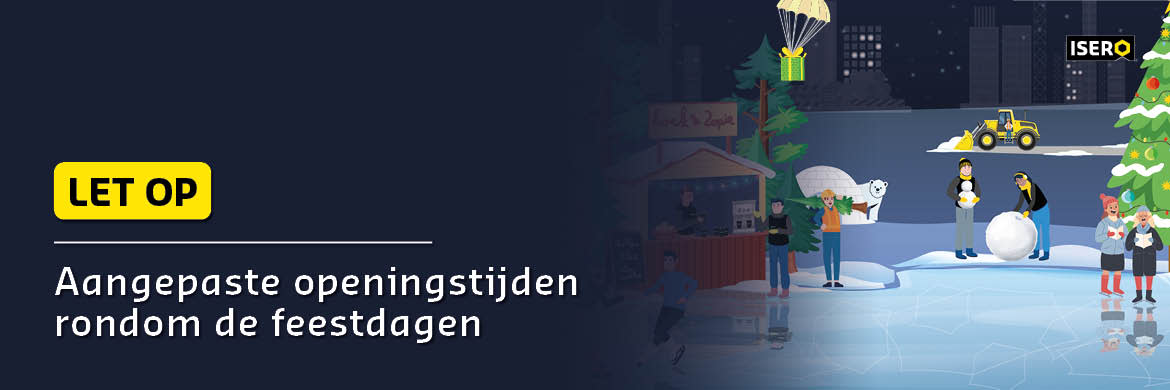 Aangepaste openingstijden