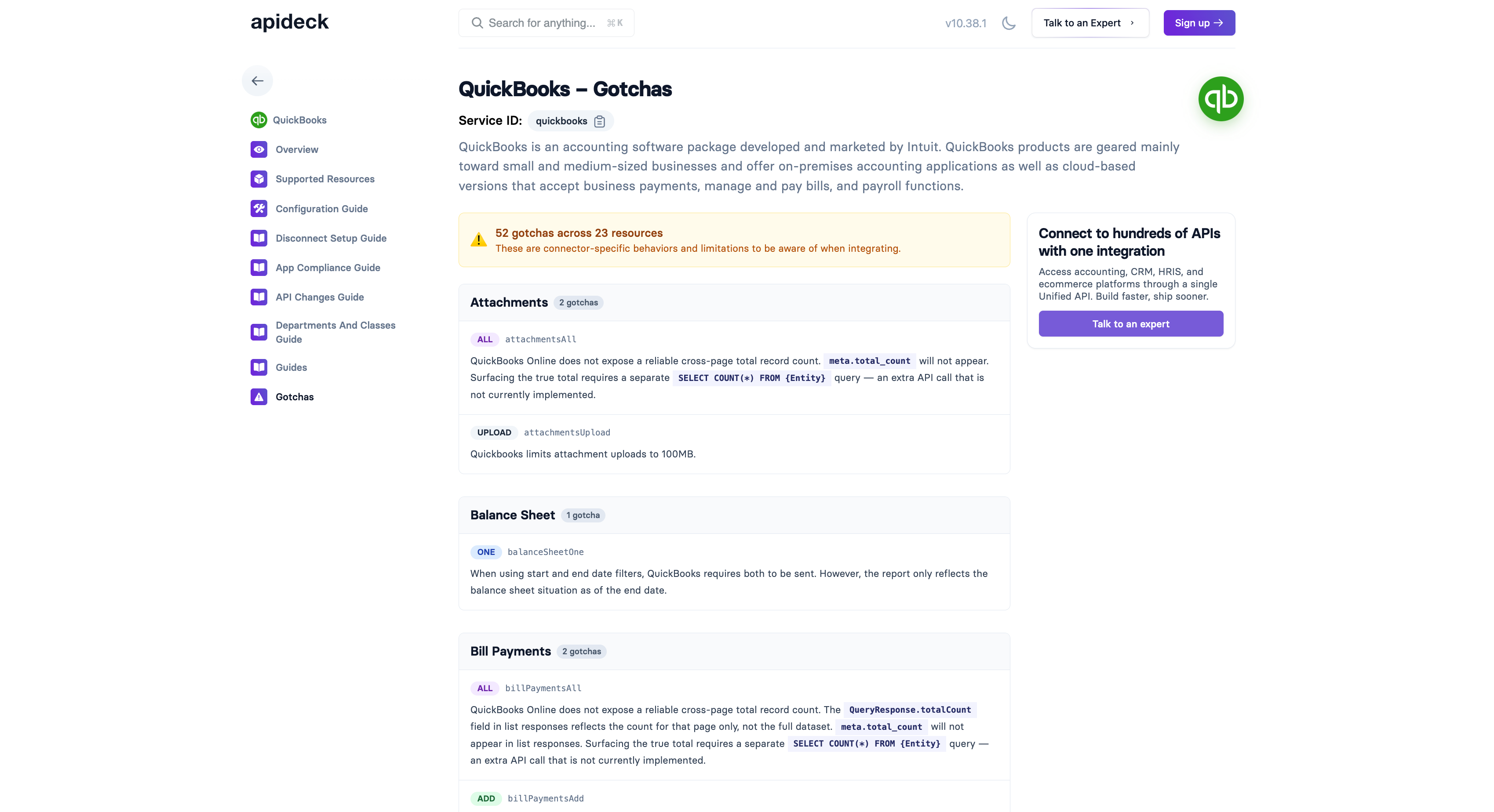 QuickBooks Gotchas