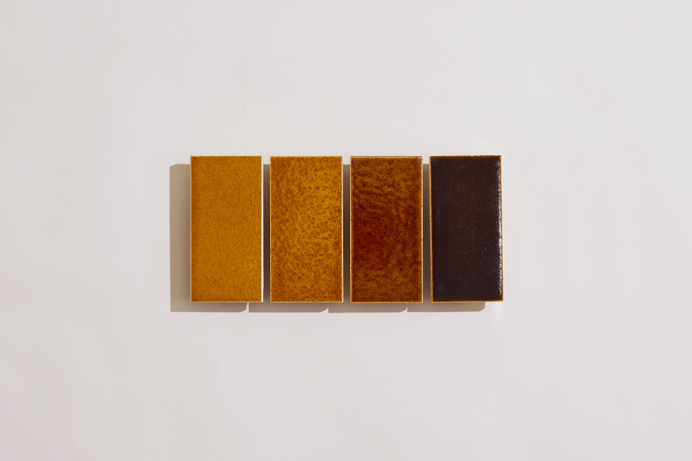 ExCinere Terra in the 98 ✕ 48mm format, glazes A, B, C, D.