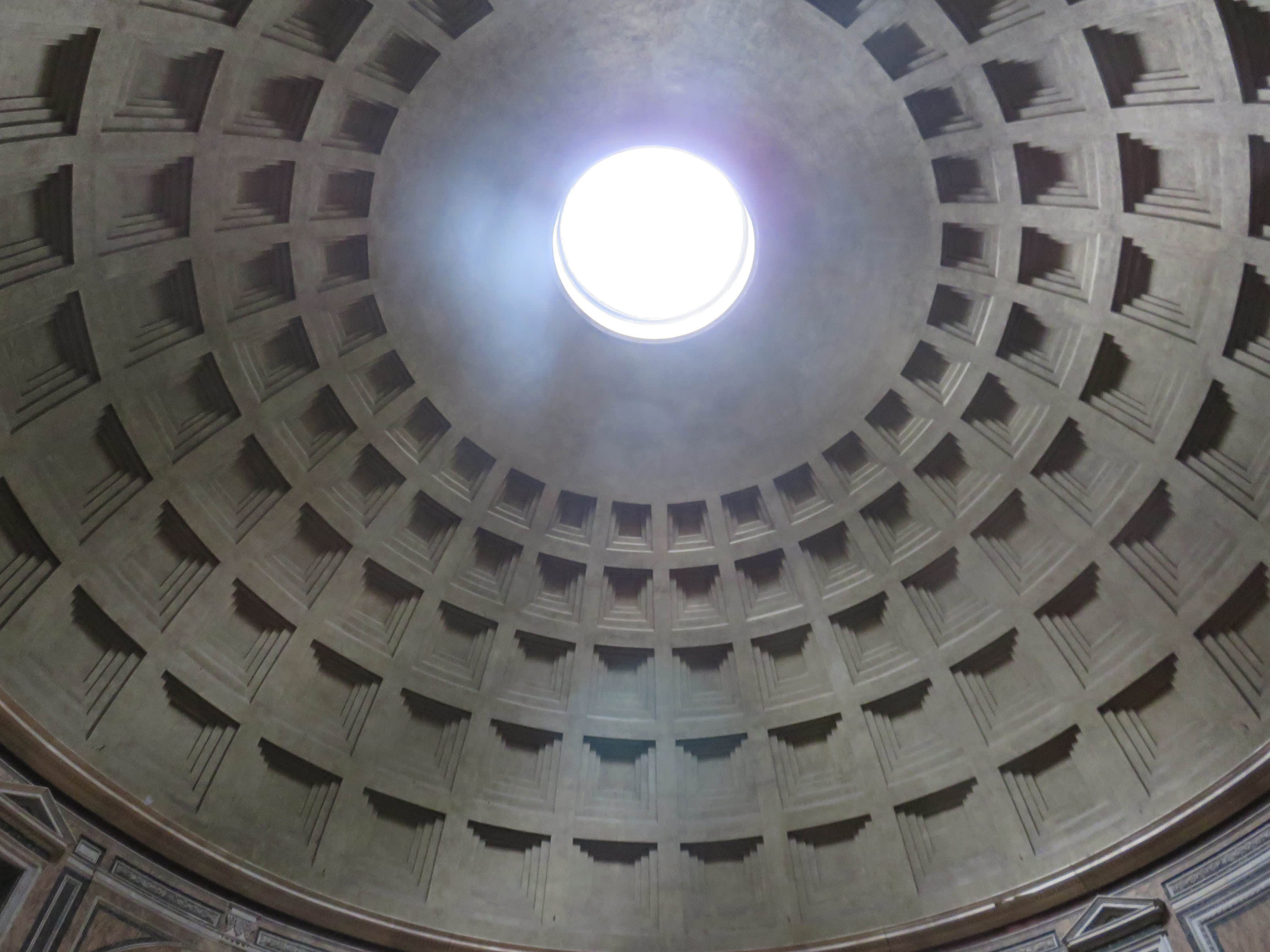 THE PANTHEON IS AN EXCELLENT EXAMPLE OF THE ENDURING QUALITY OF ROMAN CONCRETES USING VOLCANIC ASH.