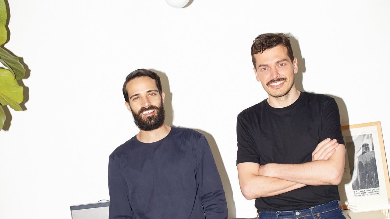 Andrea Trimarchi and Simone Farresin in the studio.