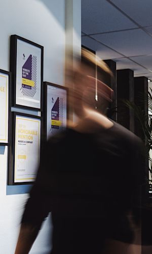 Kantoor - Awards wall