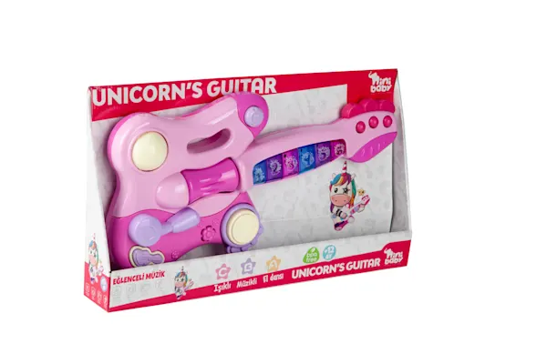 Unicorn Musical Toy Guitar - Lights & Sound