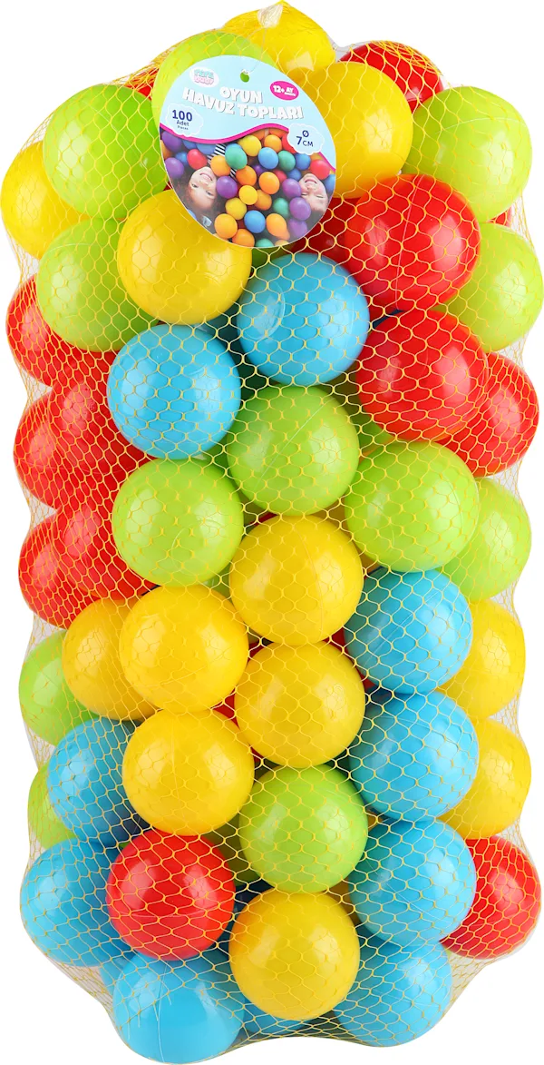 7cm Colorful Ball Pit Balls (500-Pack in Bag)