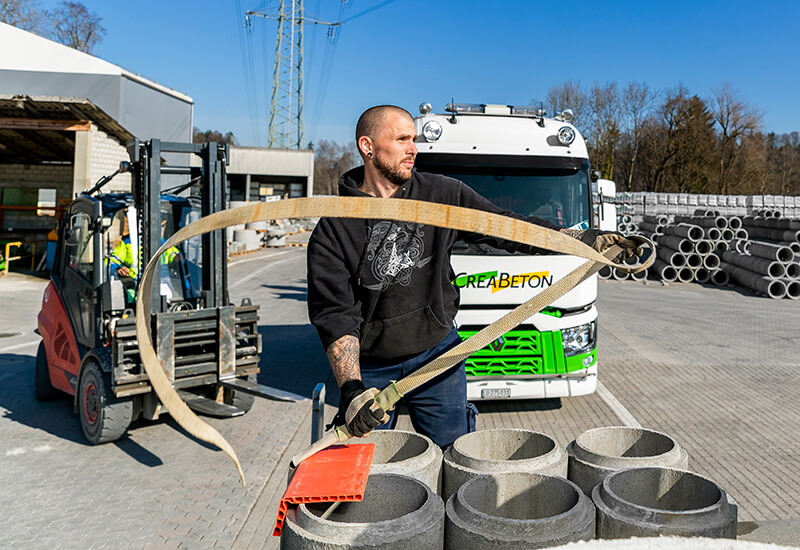 Service auf der Baustelle