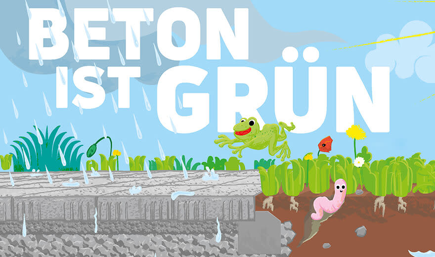 Beton ist Grün Beton ist Grün Kampagne.