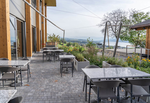 Pavés sauvages FRIEDA® pour le restaurant Eichberg Pavés sauvages FRIEDA® pour le restaurant Eichberg