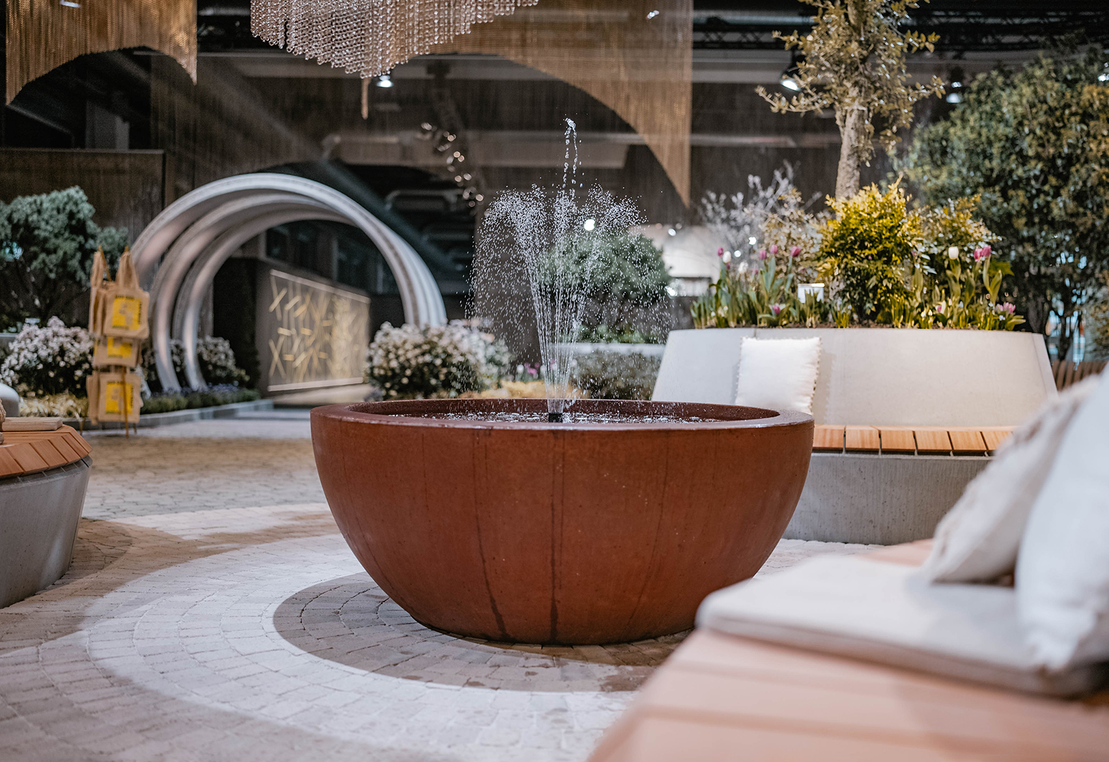 Notre fontaine en béton Notre fontaine en béton