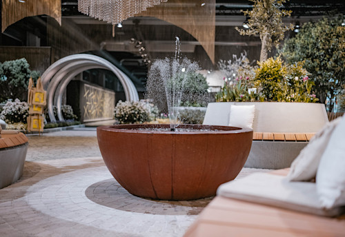 Notre fontaine en béton Notre fontaine en béton