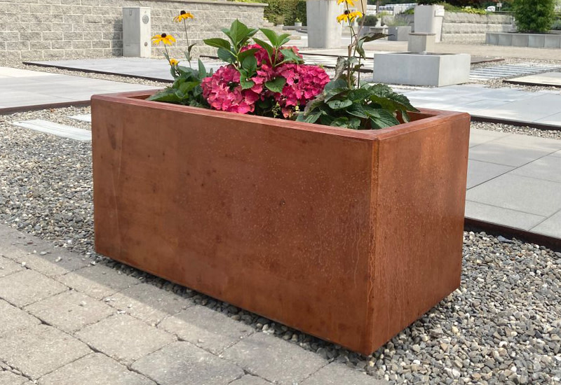 Auch vor Sonderanfertigungen macht die Rostoptik nicht halt