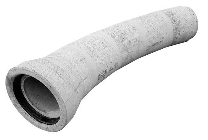 CENTUB® -Röser Segmentkrümmer 5 Segmente bewehrt