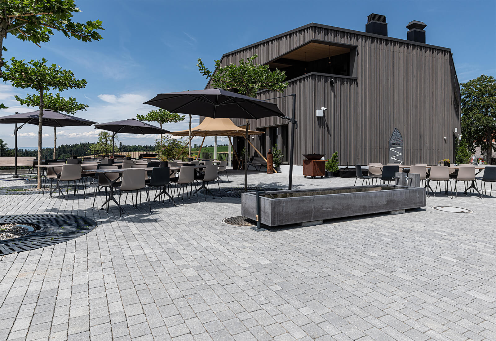 FRIEDA® Wildpflastersteine im Swiss Bike Park in Oberried